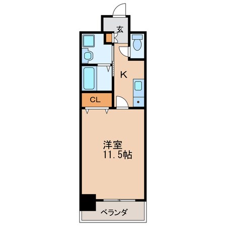 CASSIA錦本町通の物件間取画像